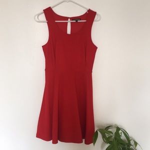 Red cocktail dress size XS Express